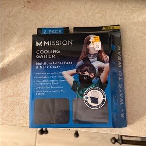 Mission Cooling Gaiter - Black